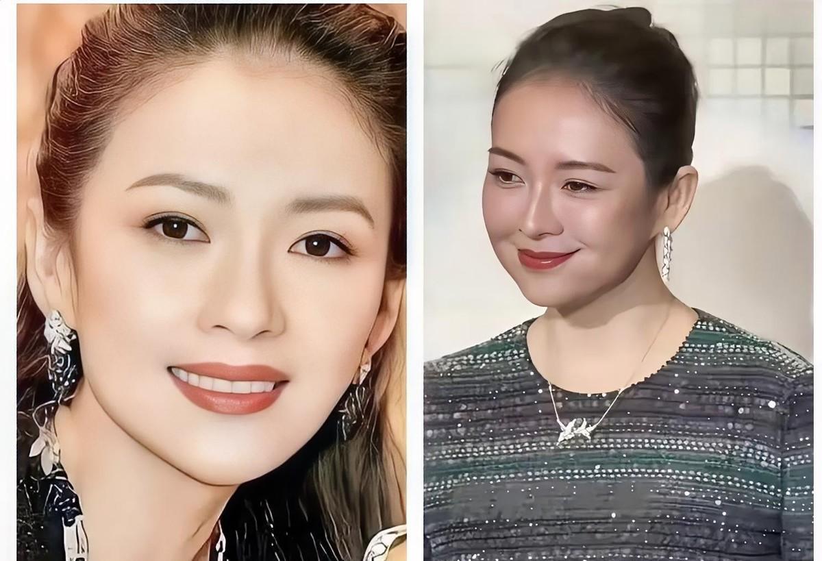 章子怡在大湾区晚会上一亮相，全网都在说她脸圆了、面相变了，那个曾经棱角分明的国际