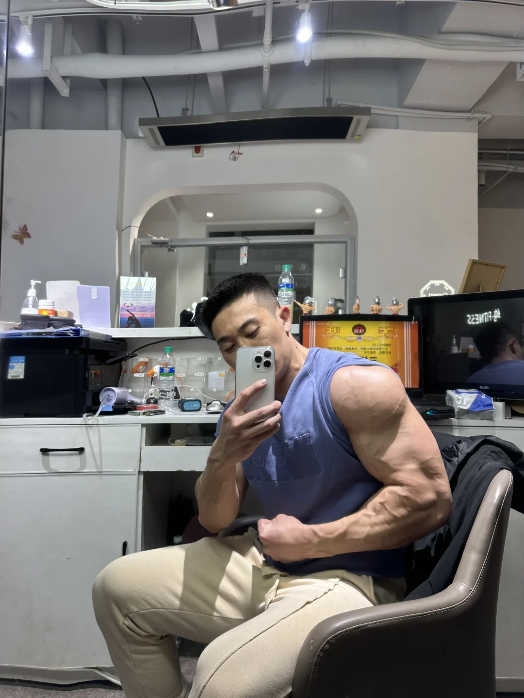 我的健身日常 自然练不大？