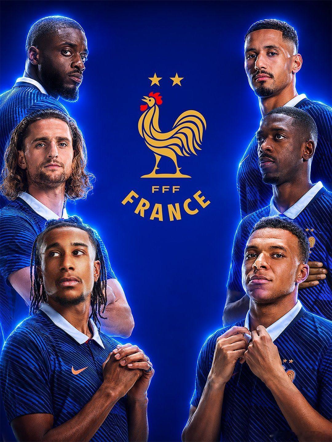 💫法國足協（FFF）發佈國家隊新隊徽⭐⭐🇫🇷 