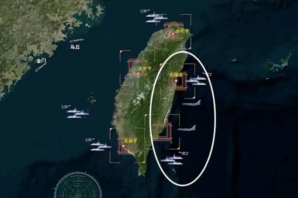 台湾你根本就不用打，打它干什么？台湾加上个小岛，大陆只要把台湾海峡划成个战区就行