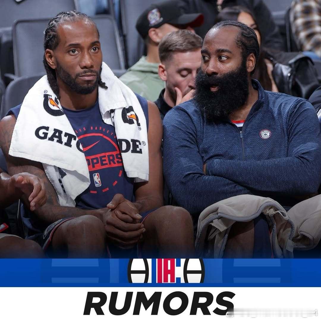 据Sam Amick报道，快船不太可能交易科怀·伦纳德或詹姆斯·哈登："史蒂夫·