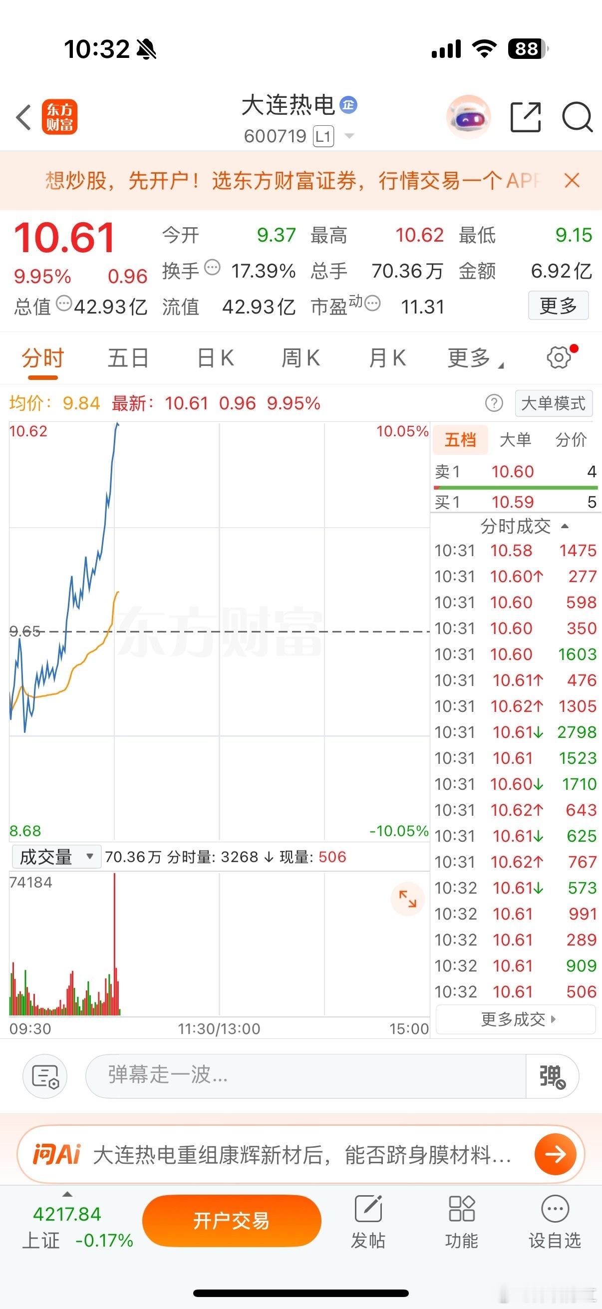大连冲刺拉升毫不手软！节奏拿捏死死的！资金接力持续不断，主升行情正式开启，看准趋