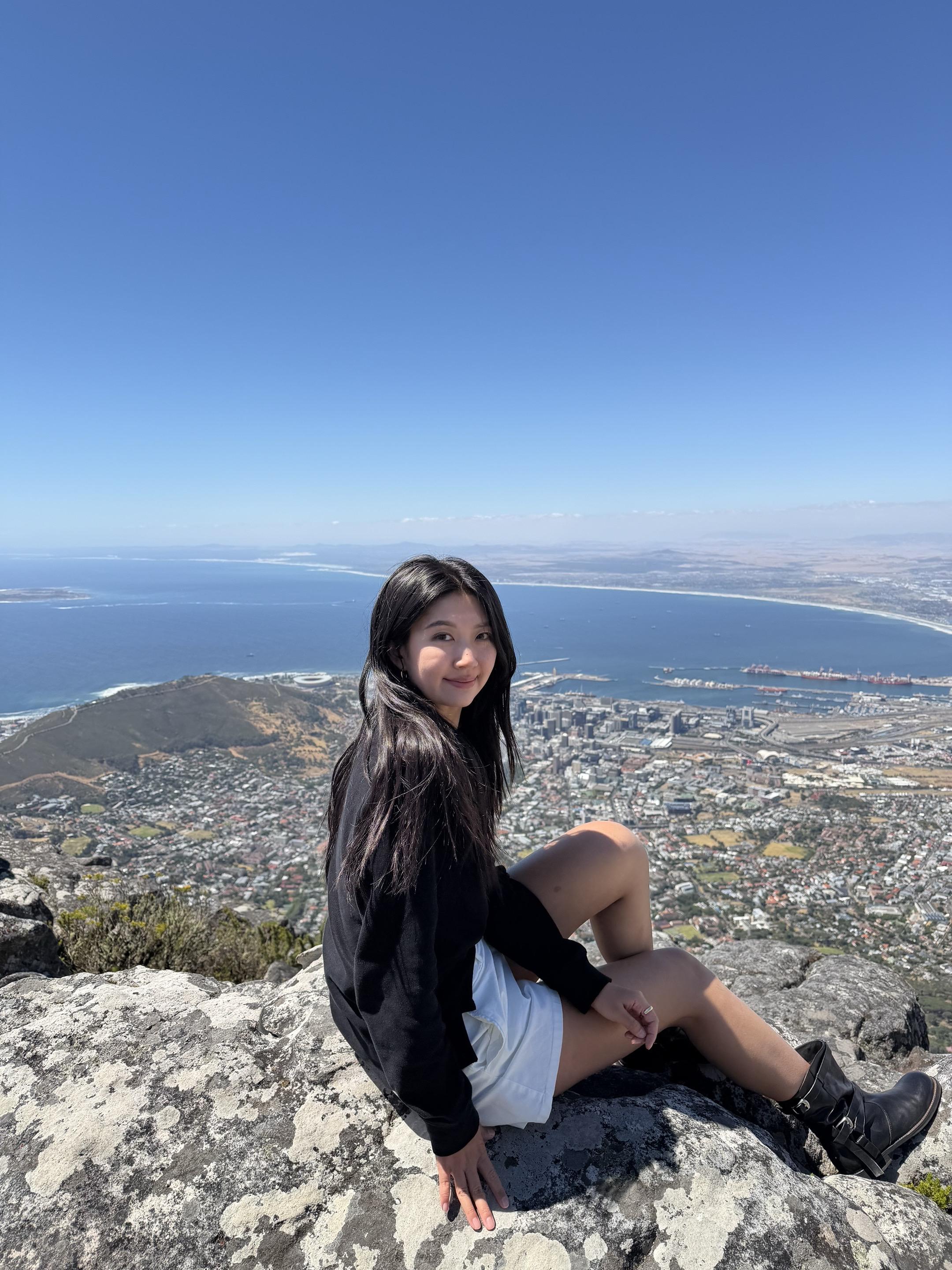 Table Mountain🩵 上桌山俯瞰整个开普敦 不愧是是世界七...