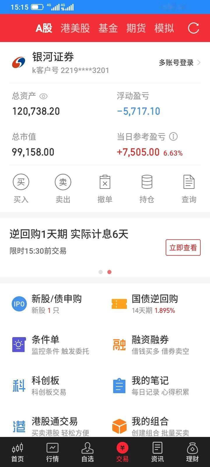 今天股市大盘大涨，我持有的股票也终于睡醒了，今天基本上大涨，重仓持有的川能动力涨
