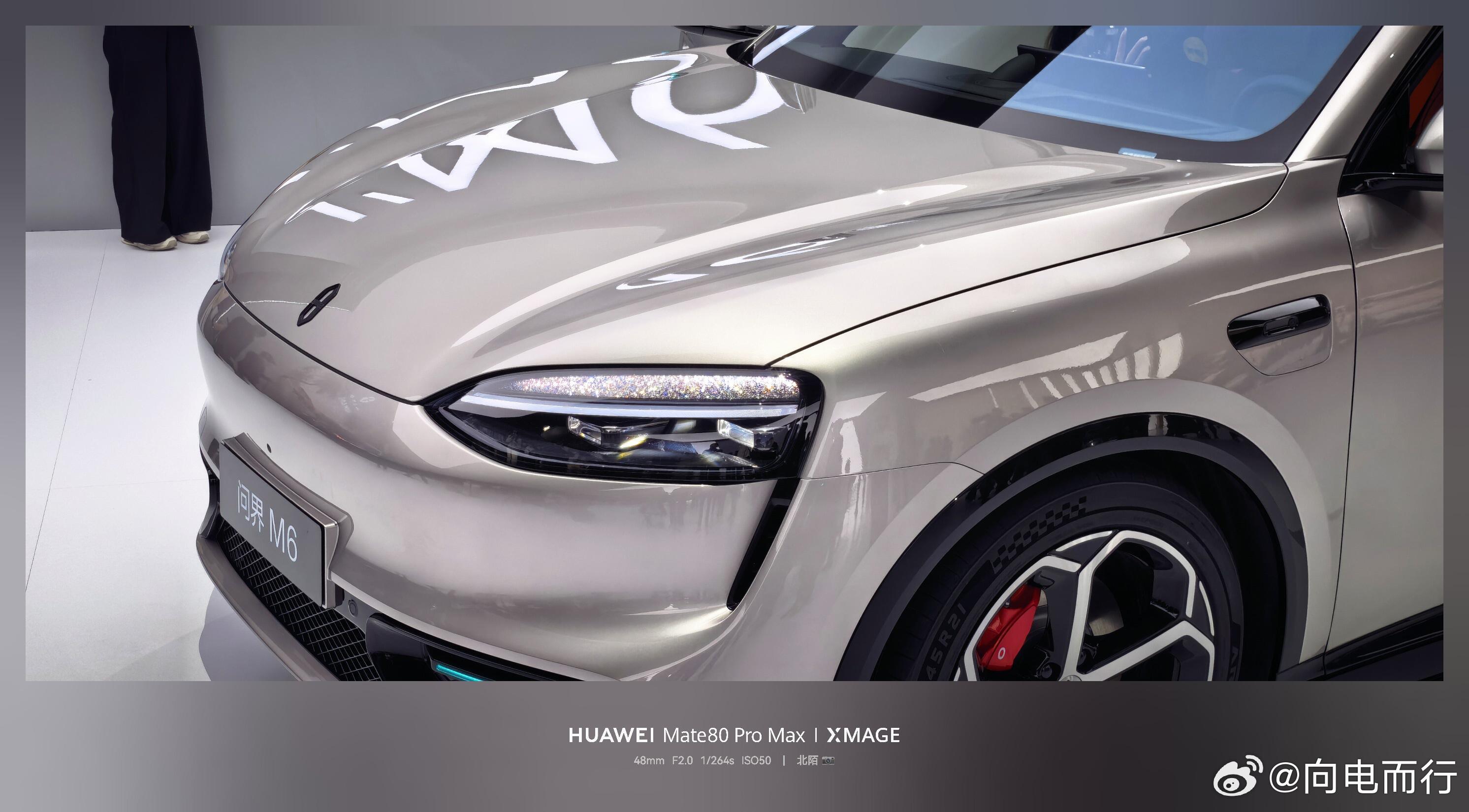 问界M6大灯细节，被颜控了。。 