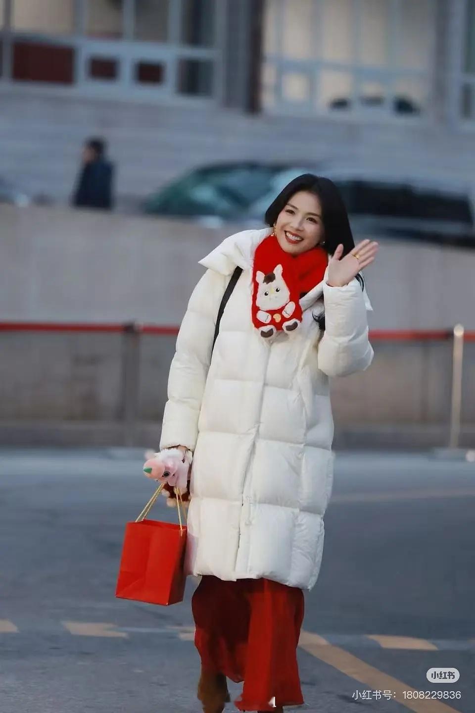 刘涛春晚 带妆彩排她好美啊 