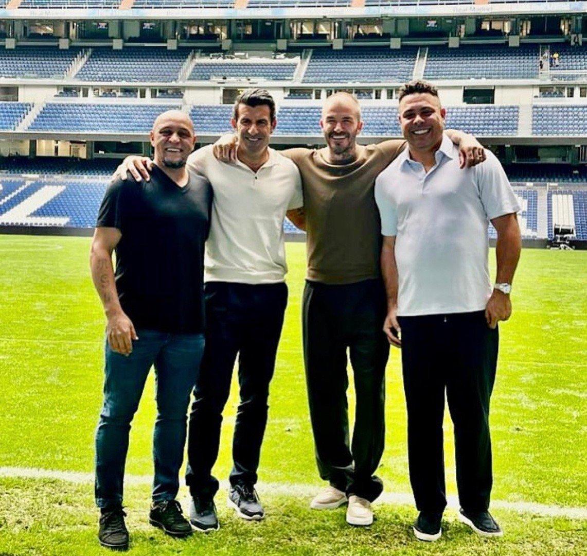 高矮胖瘦组合，他们真的会踢足球？[大笑][大笑]不是老球迷，都绝对不敢相信，伙夫