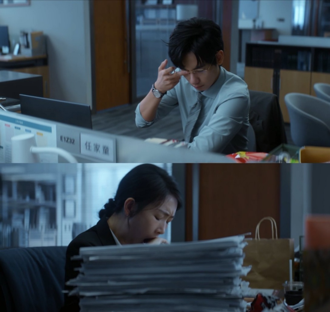 熬夜加班后的脸全球统一 黑眼圈像是永久性纹身，咖啡当水喝，这哪是演戏啊分明是职场