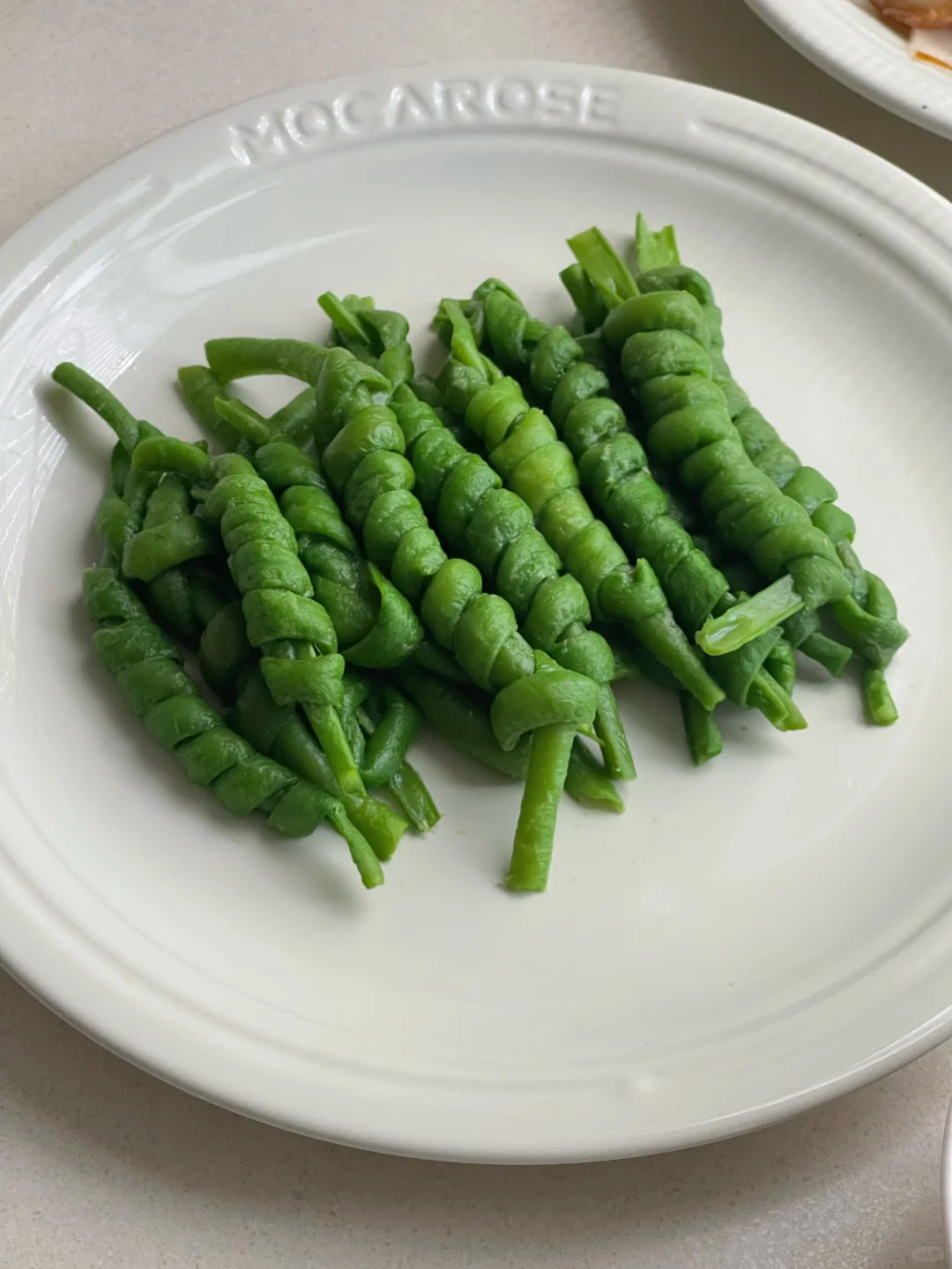 院子里的豇豆成熟了！