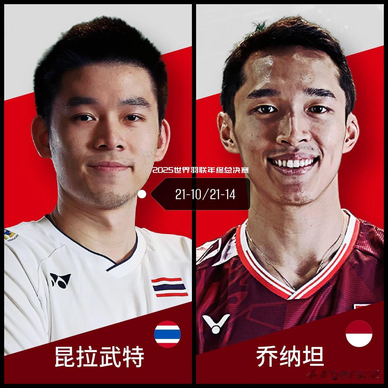【世界羽联年终总决赛男单首轮战报！昆拉武特横扫乔纳坦！】