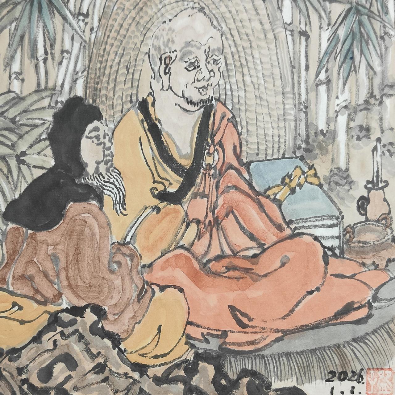 碗子的纸片水墨《摹古》