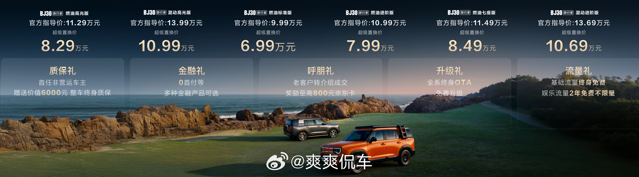 买“方盒子”的铁子们看过来！👀就在今天，BJ30旅行家不仅达成了国内轻越野SU
