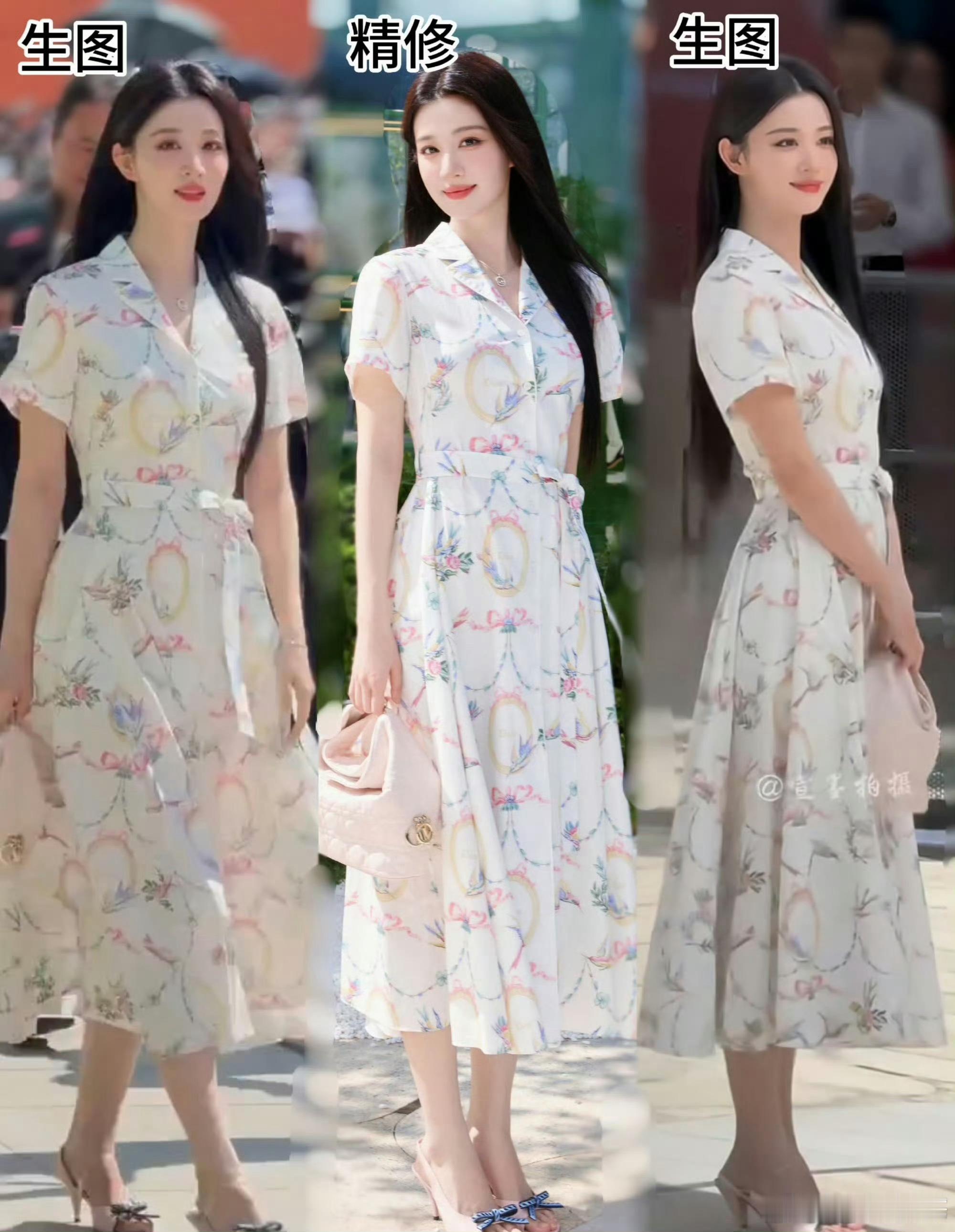 因为王楚然本来就是美女，真正好看的人区别就是不大的 