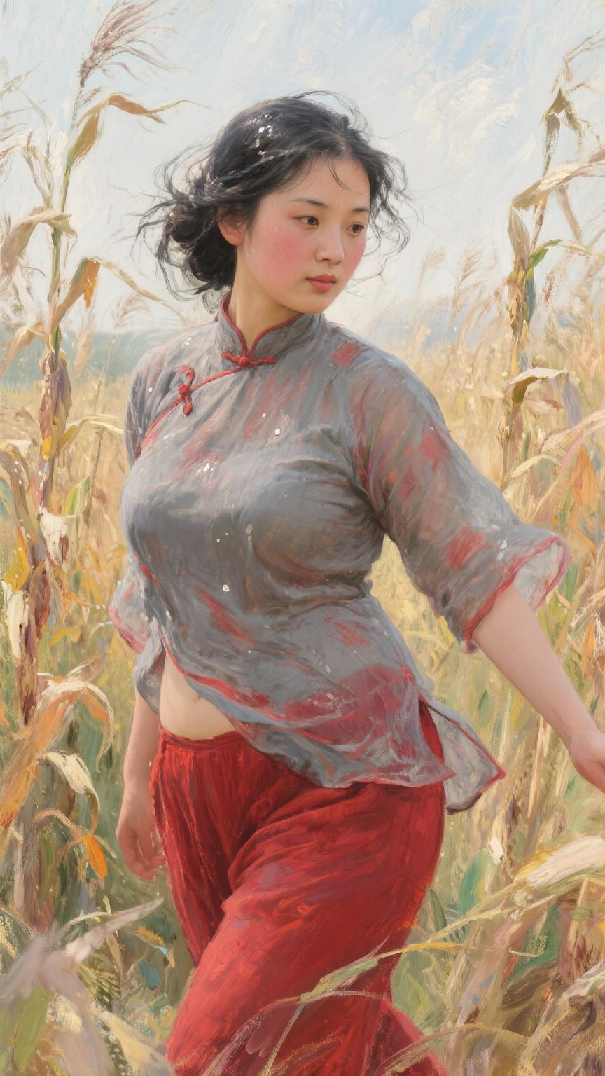看过来 画中人