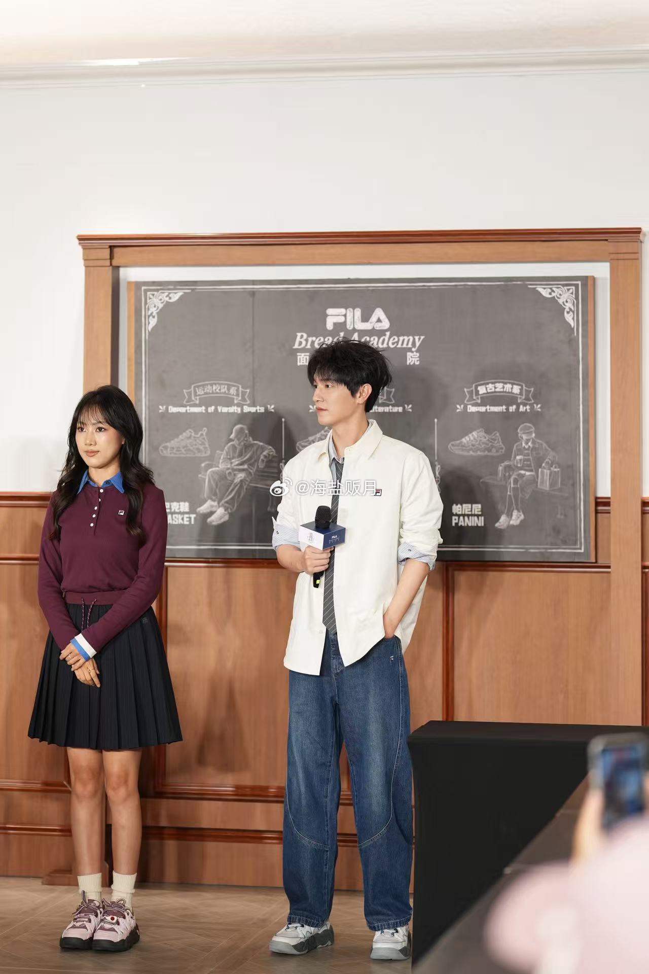 不会穿搭的人建议反复观看FILA面包学院FILA新派学院风秋冬不知道怎么搭的看过
