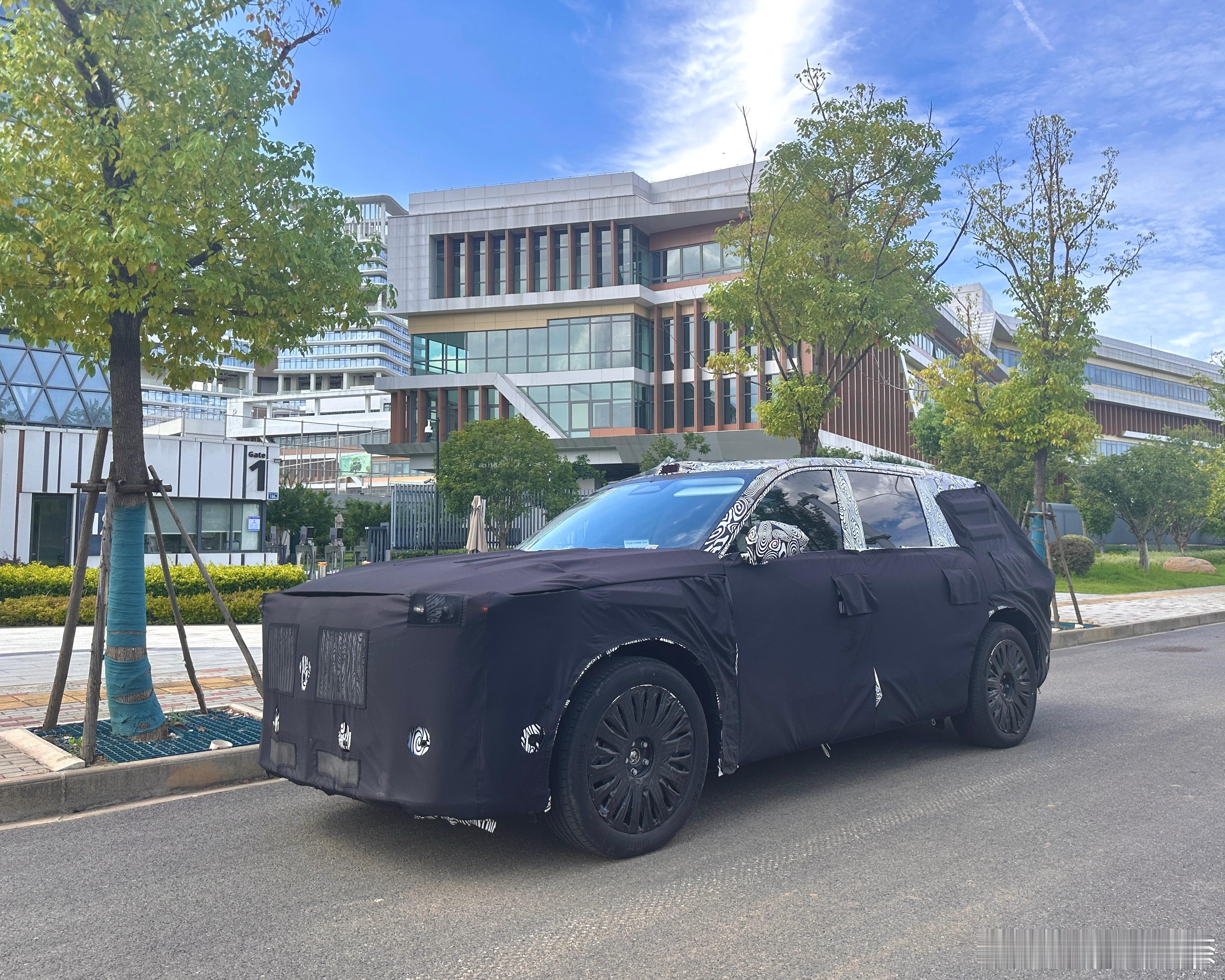 岚图首款全尺寸大六座SUV“泰山”新车谍照曝光。这是岚图在4月的技术发布会上曝光
