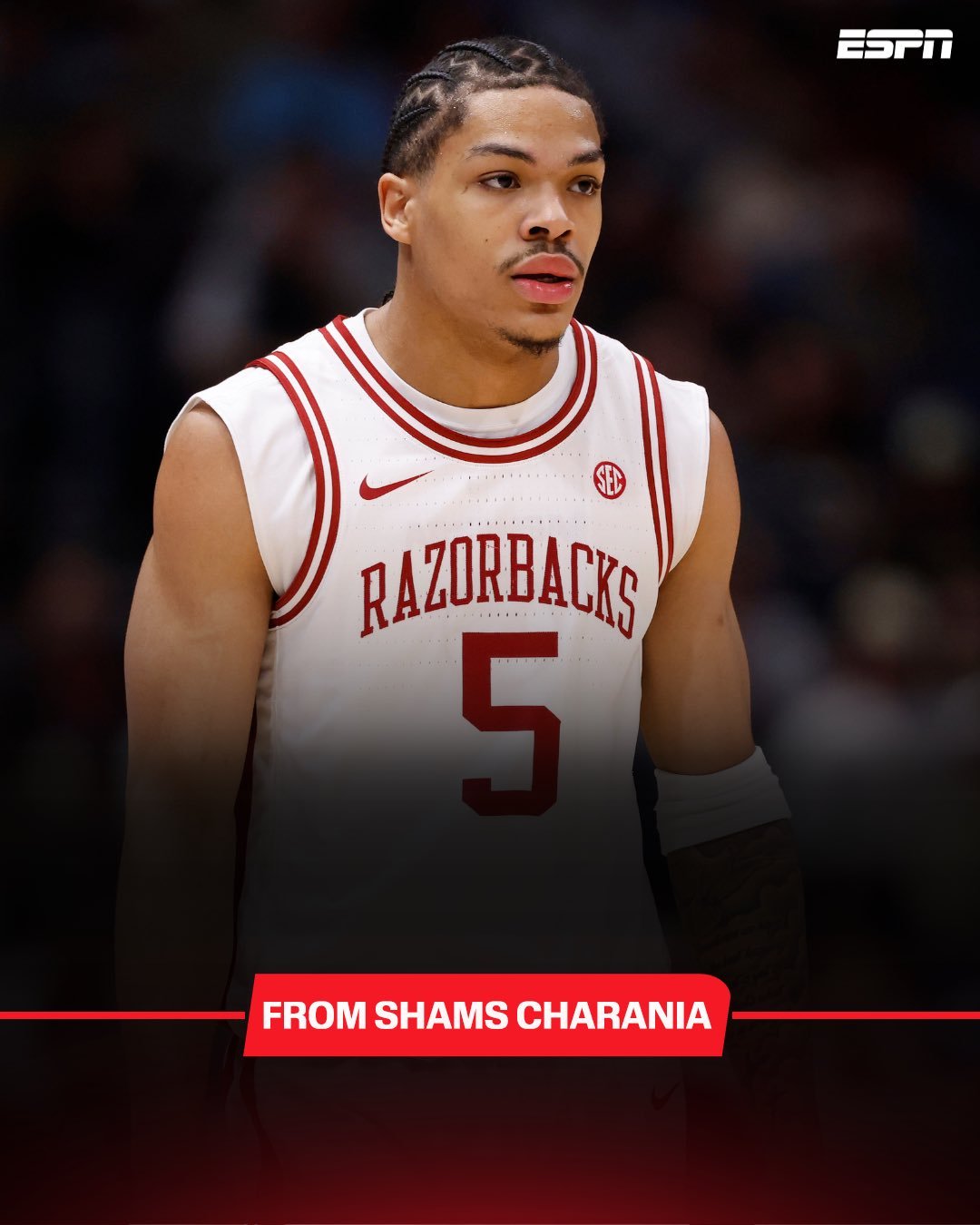 Shams：Acuff和锐步合作推出签名鞋，他成为首位在大学期间获得美国主要品牌