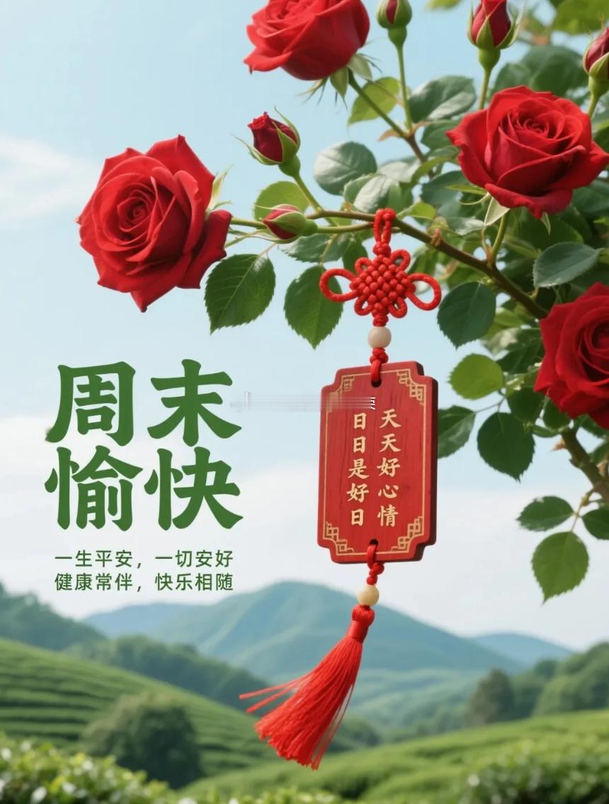 卸下操盘疲惫，奔赴轻松日常，祝大家周末安然喜乐，万事顺心！周末愉快 周六