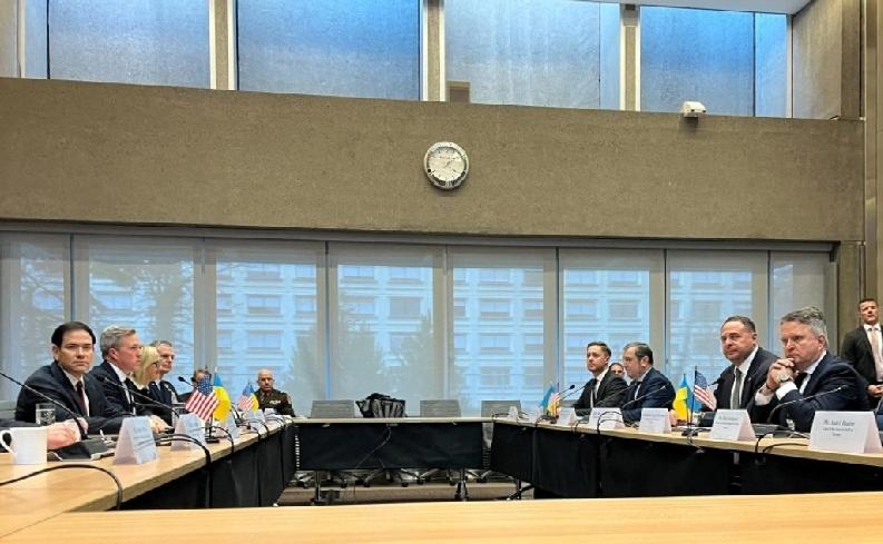 美国国务卿卢比奥，周日（23日）在瑞士日内瓦与乌克兰代表团会谈后表示，双方就美国