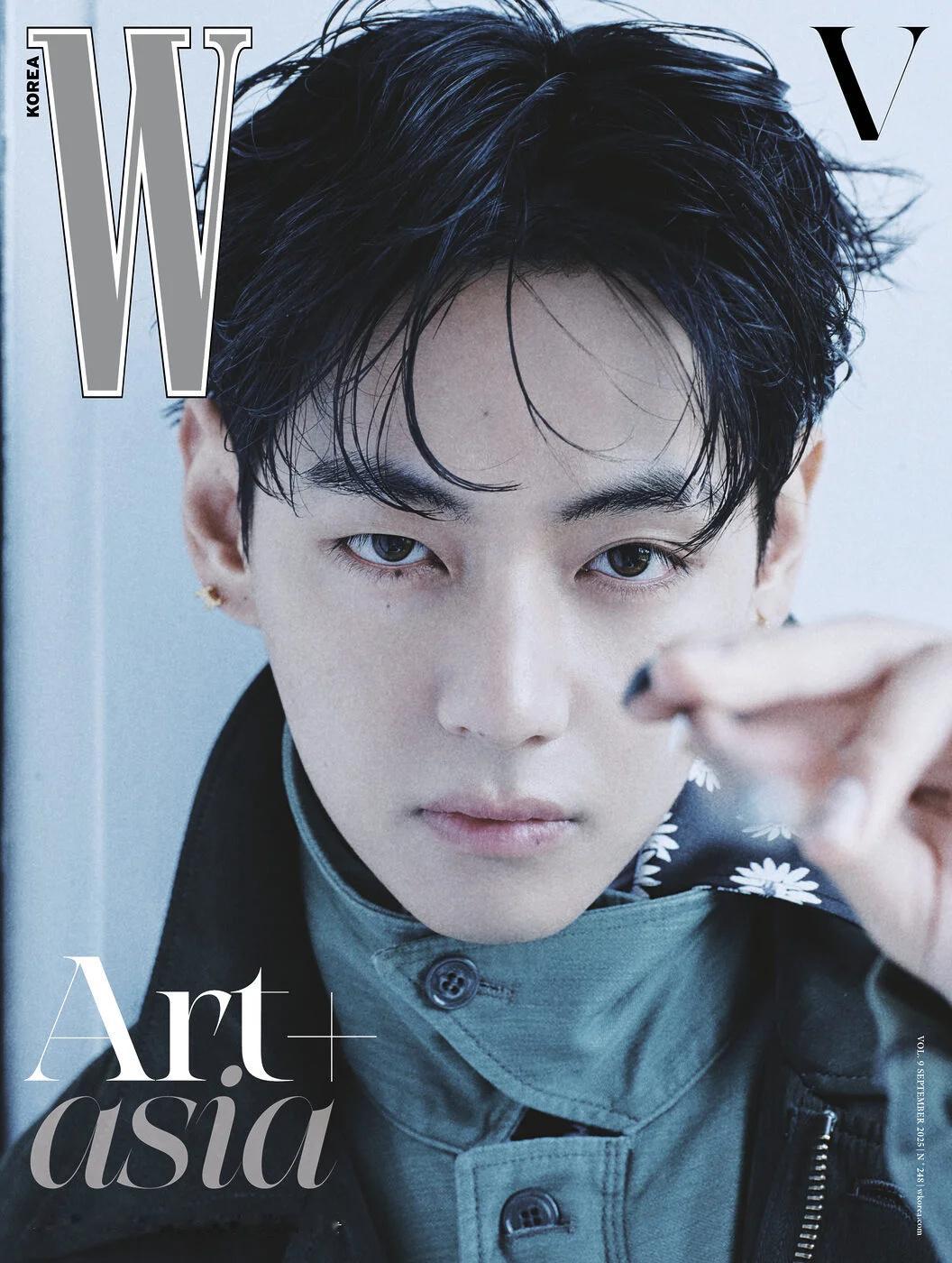金泰亨 V × W Korea September 2025.W韩国版金九刊封面