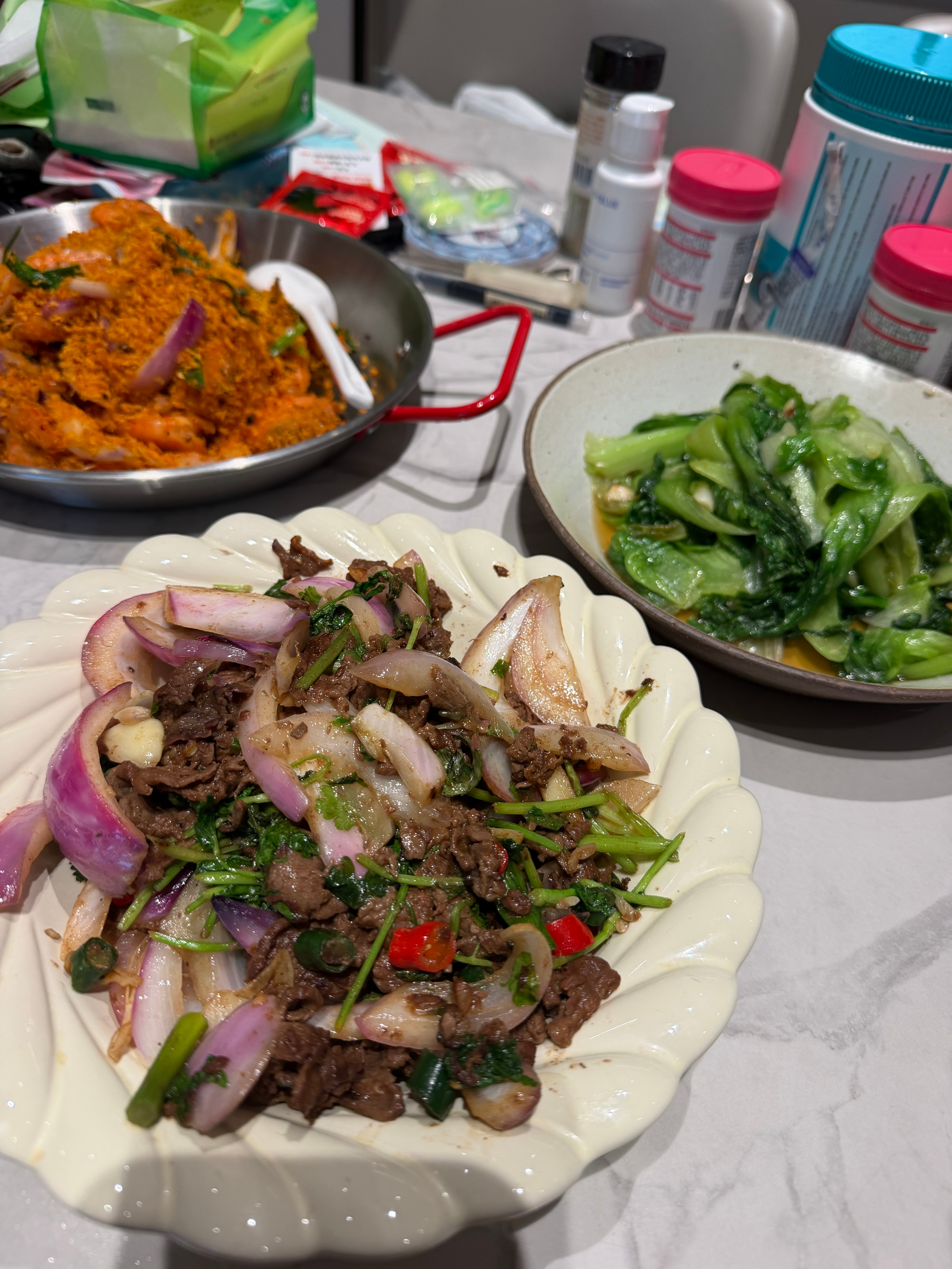 好久没在家里做饭了，美味😋 