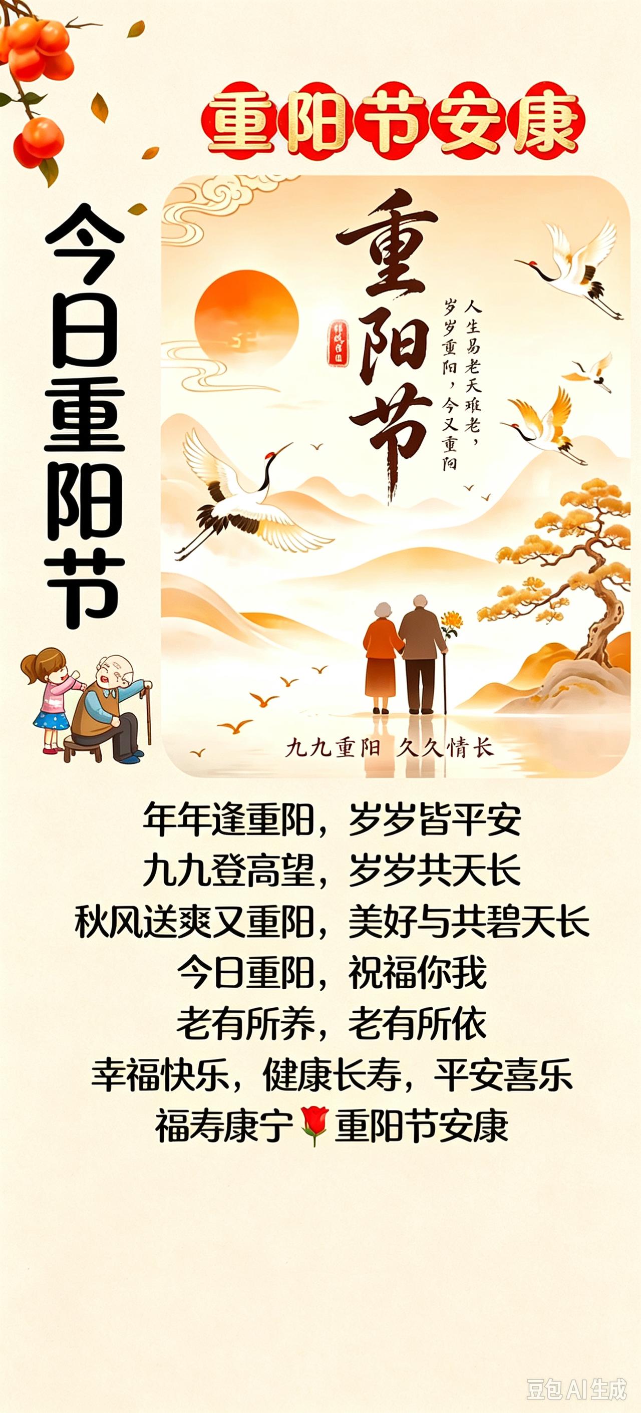 今日重阳，岁岁重阳，战地黄花分外香。毛主席的诗词永远是那样的荡气回肠。今天是重阳