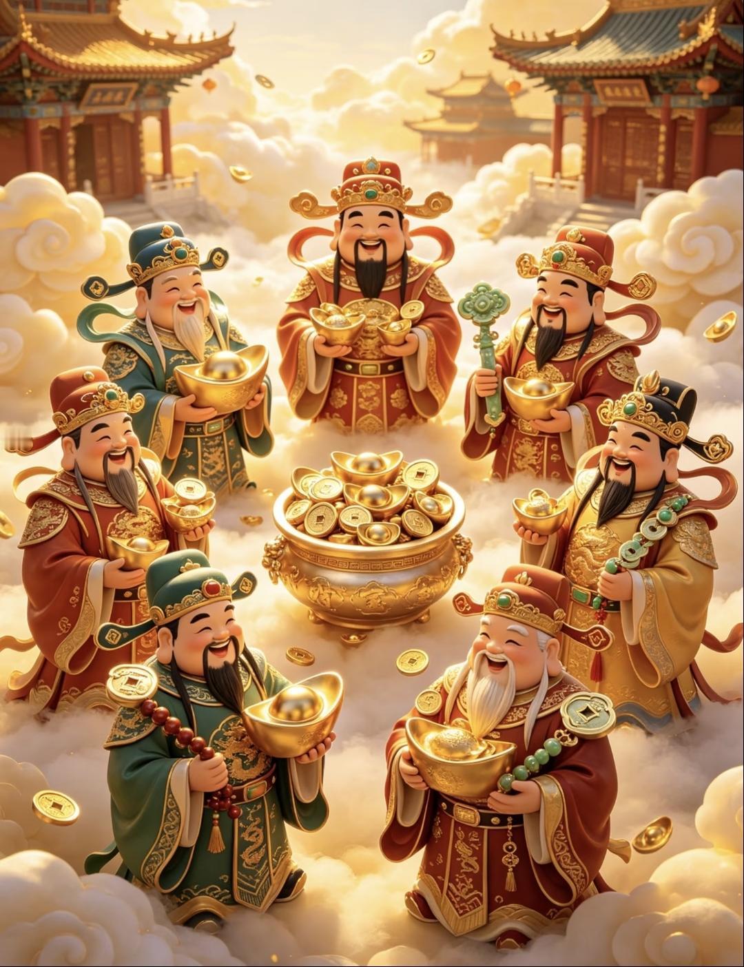 “八方来财·财运亨通·好运连连…”
春日生活打卡季 传统文化 正能量 绘画