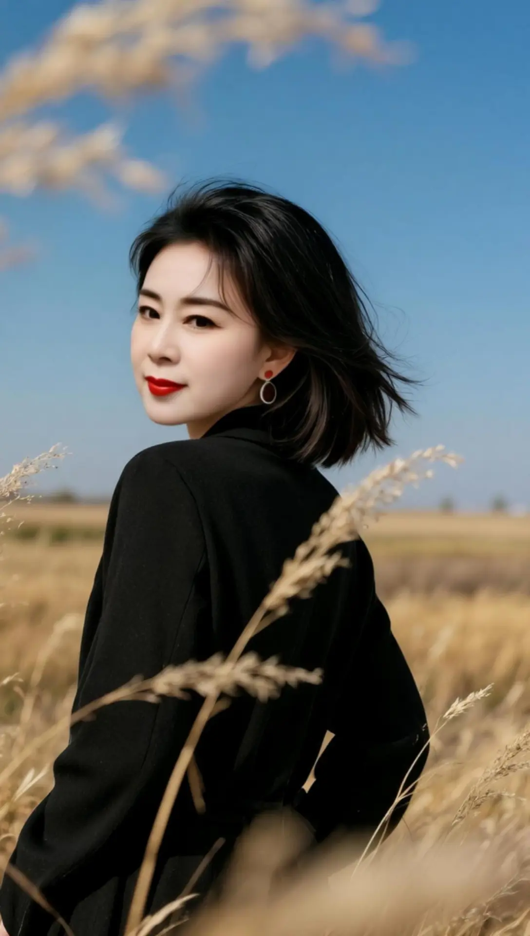 AI旷野黑装照 随变ai随便玩