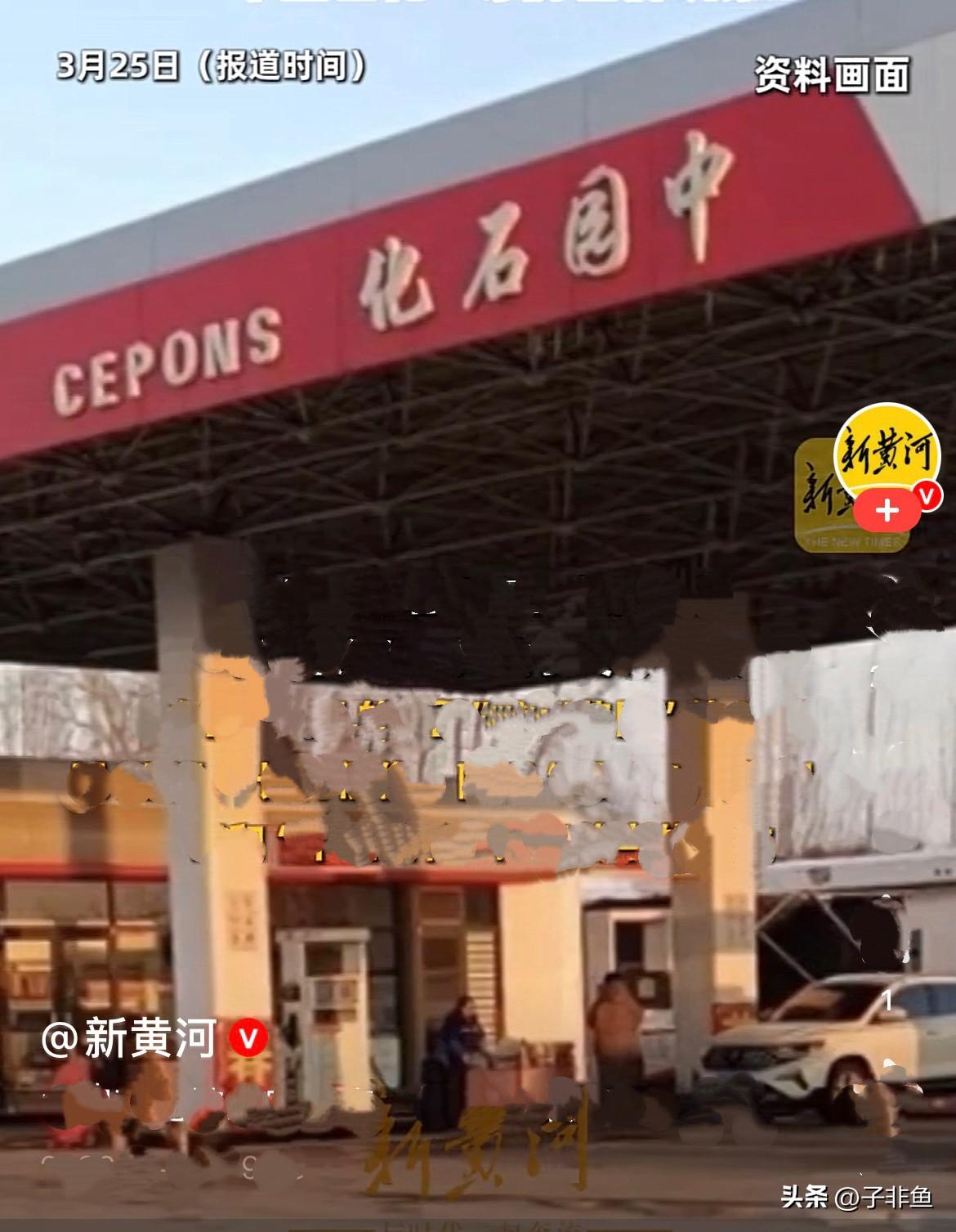 近日，一车主去河北省石家庄一加油站给车加油，加完油之后他无意中看了一下加油站的标