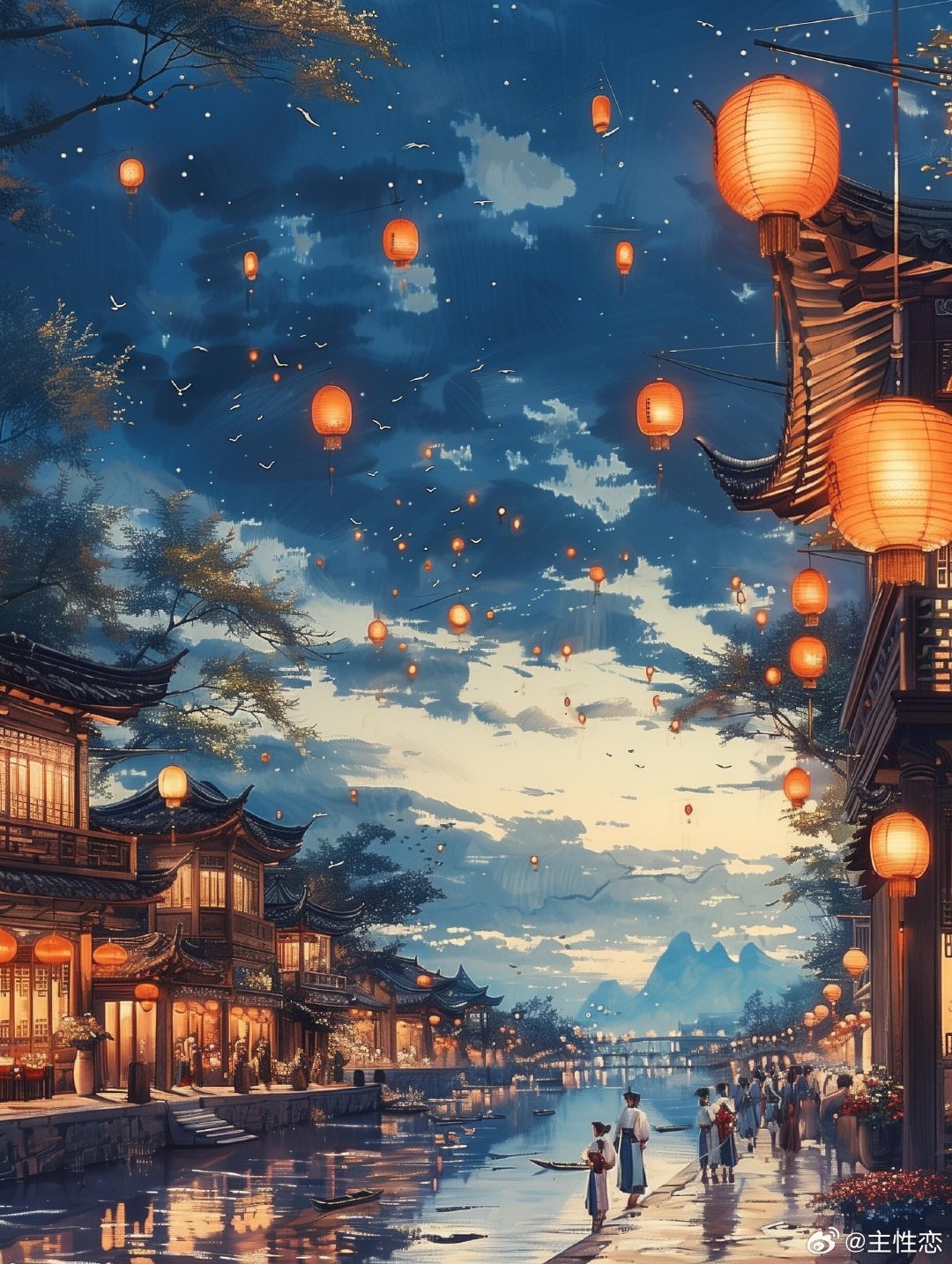 穿越千年看北宋元宵节当北宋元宵节被电力点亮 东风夜放花千树，今夕电力续华光￼￼￼