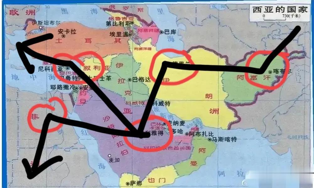 要想富先修路，中国与非洲欧洲之间的通道已经打通。

当美国拉拢日韩印及中国周边一