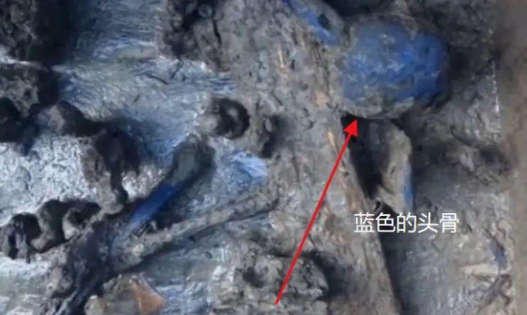 这有意思嘿
云南祥云发现了“蓝骨葬”！
20多位年轻人同棺而眠
骨骼发出蓝汪汪的