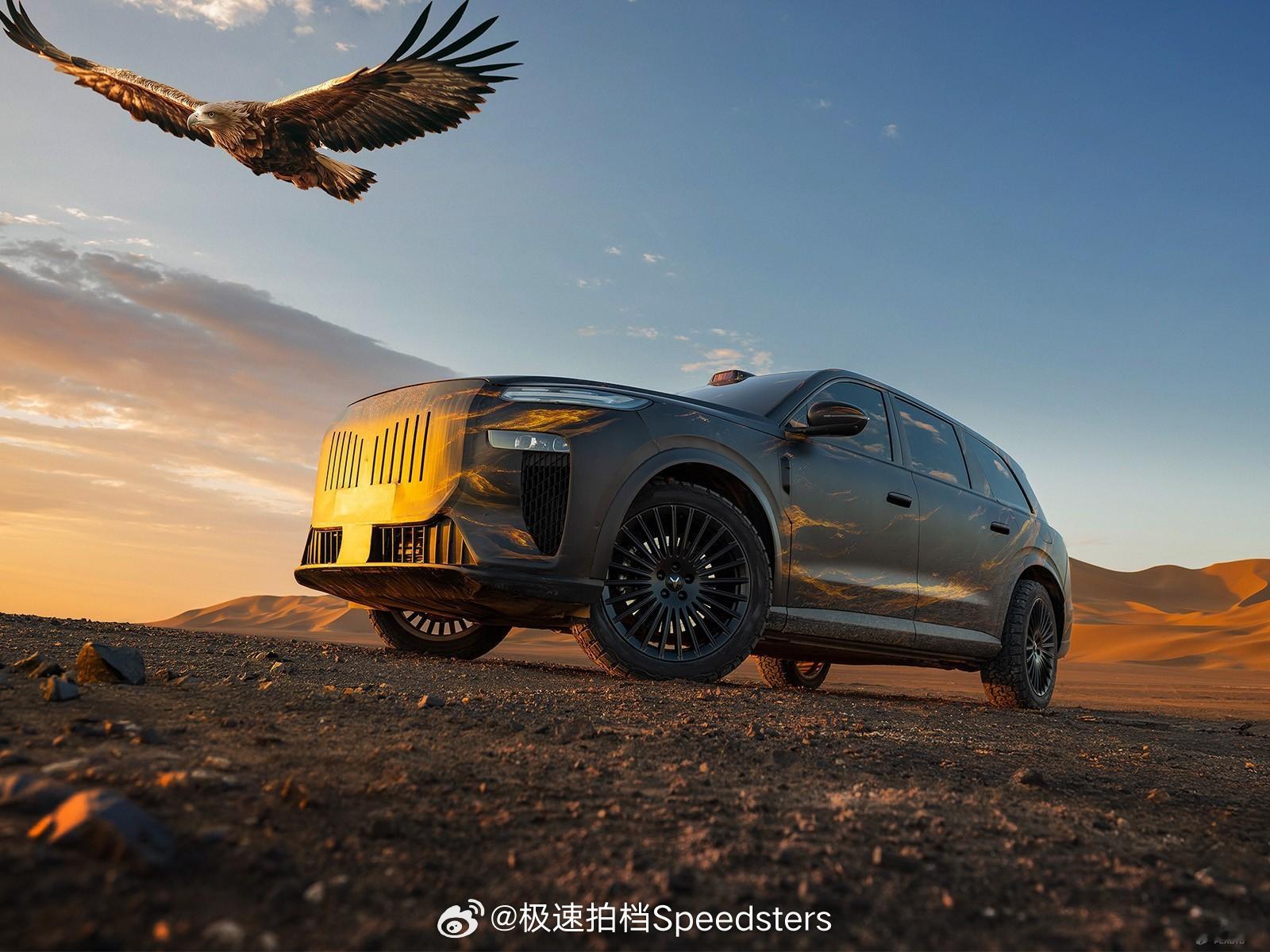 岚图大六座SUV，内部代号泰山。昨日曝光了谍照，今天我们就把预测图（图3-6）做