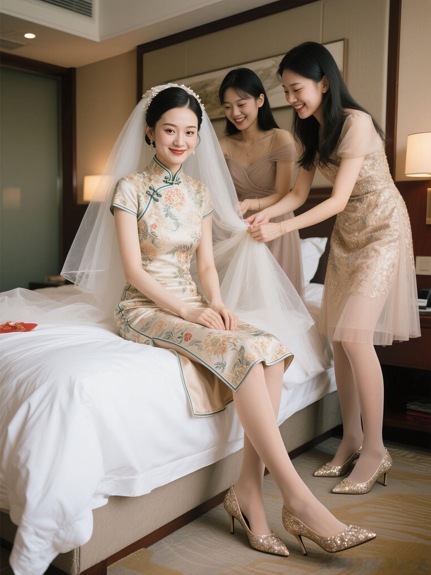 AI眼中的中式婚礼～ ​​​