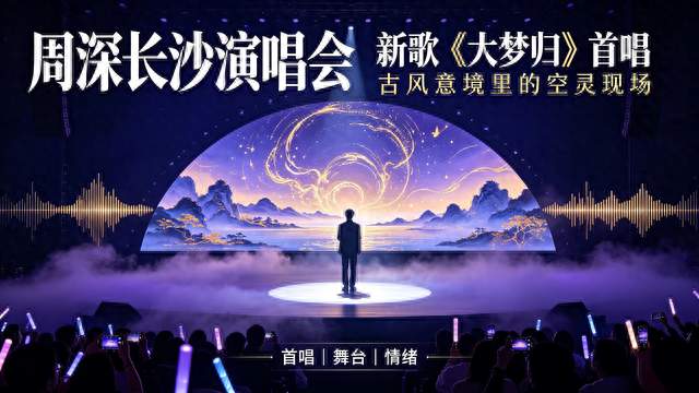 周深长沙演唱会高能不断！独家首唱+城市限定，星城专属浪漫