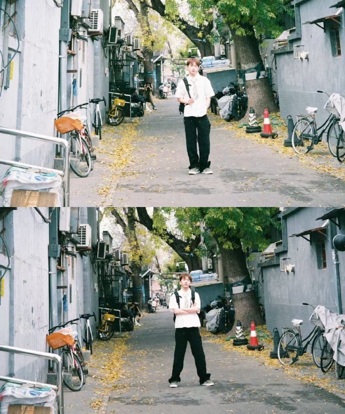 费启鸣这集我在18年看过 谁还没看过18年费启鸣骑单车等人的视频啊！那青春的气息