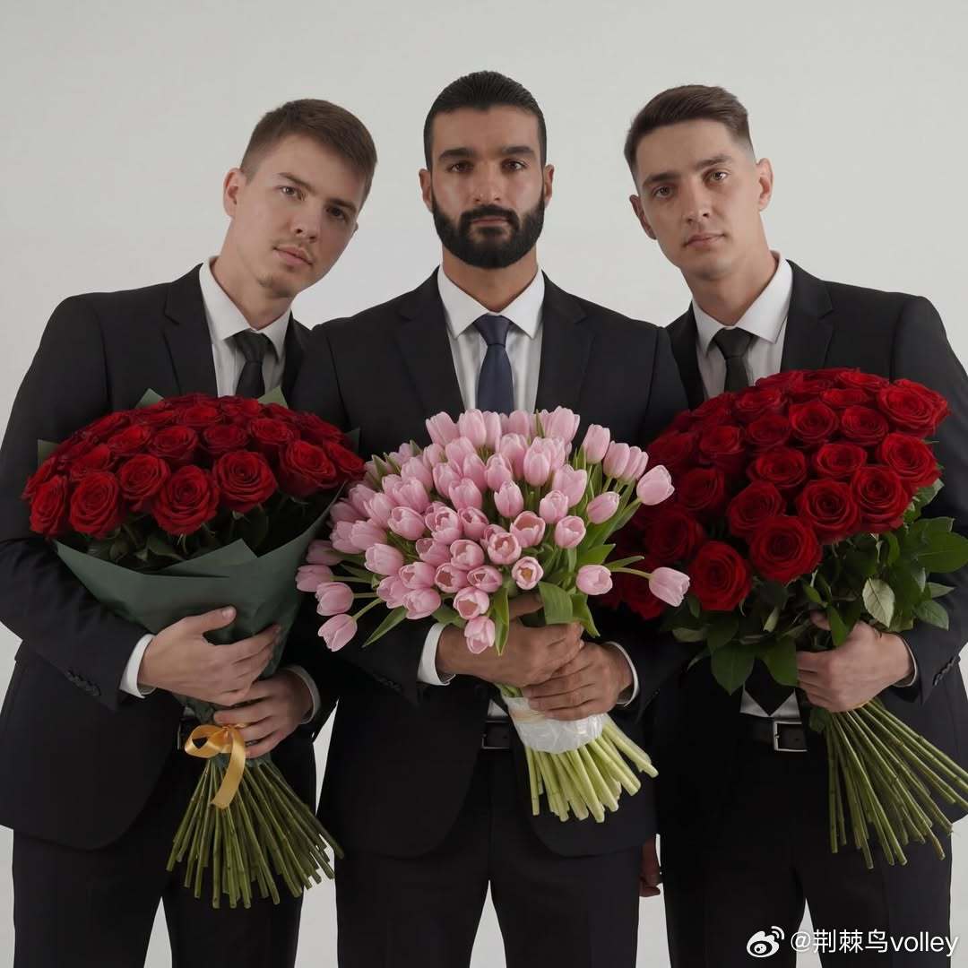 小特&大帝&马琴科，狮子头用ai制作的三八节祝福海报。男排三八节快乐