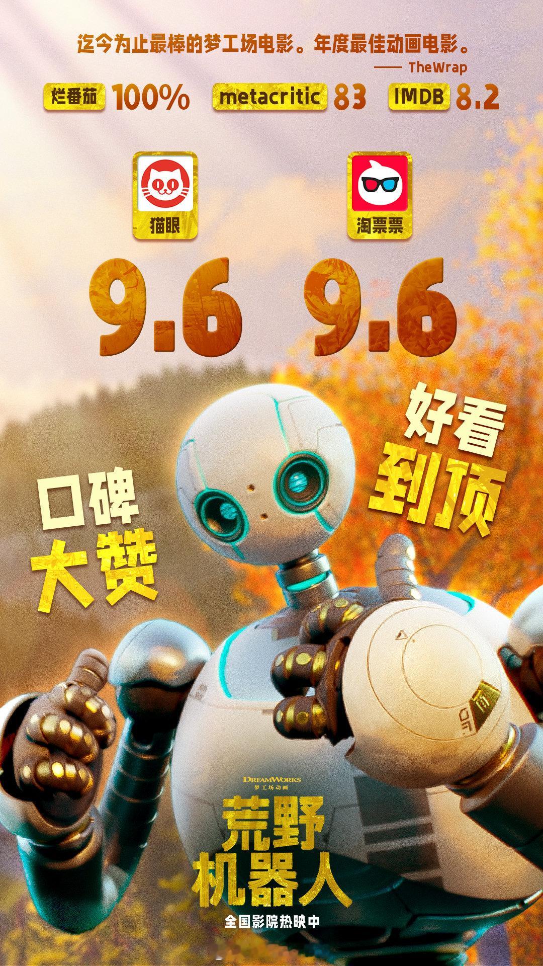 梦工场动画走心巨作笑点泪点都被荒野机器人硬控#