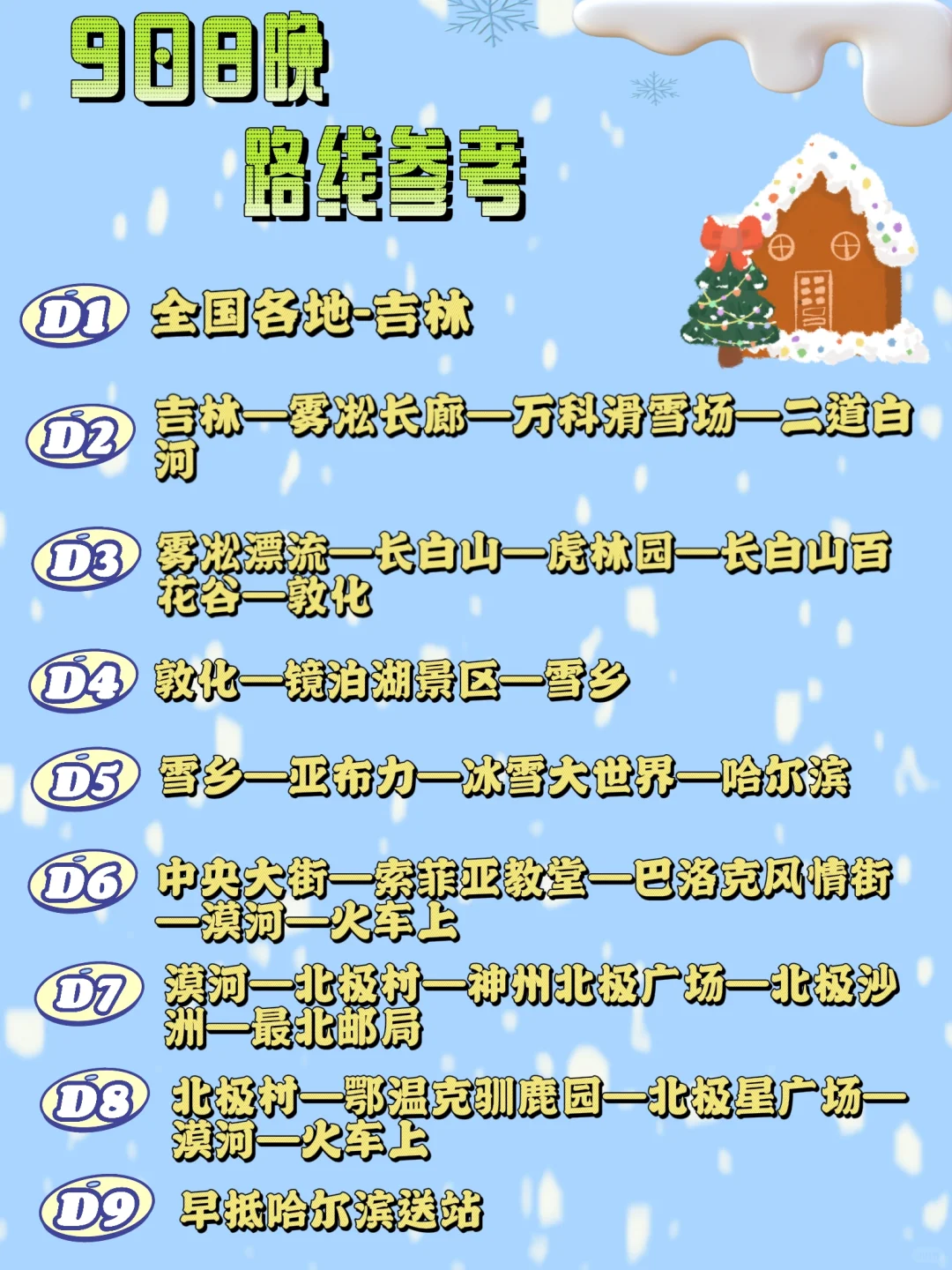 雪韵极光｜东北9日游人均2k＋放❤️玩