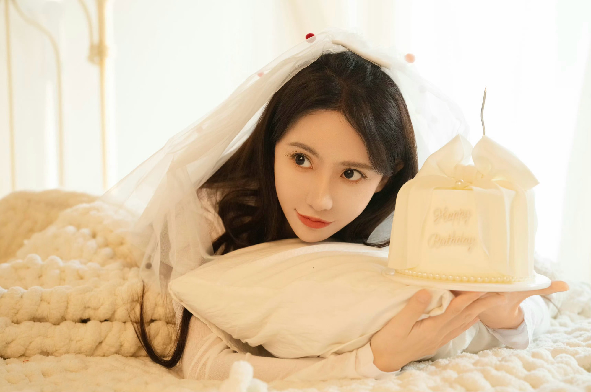 刘萌萌甜美私服，清新甜美的模样真好。刘萌萌