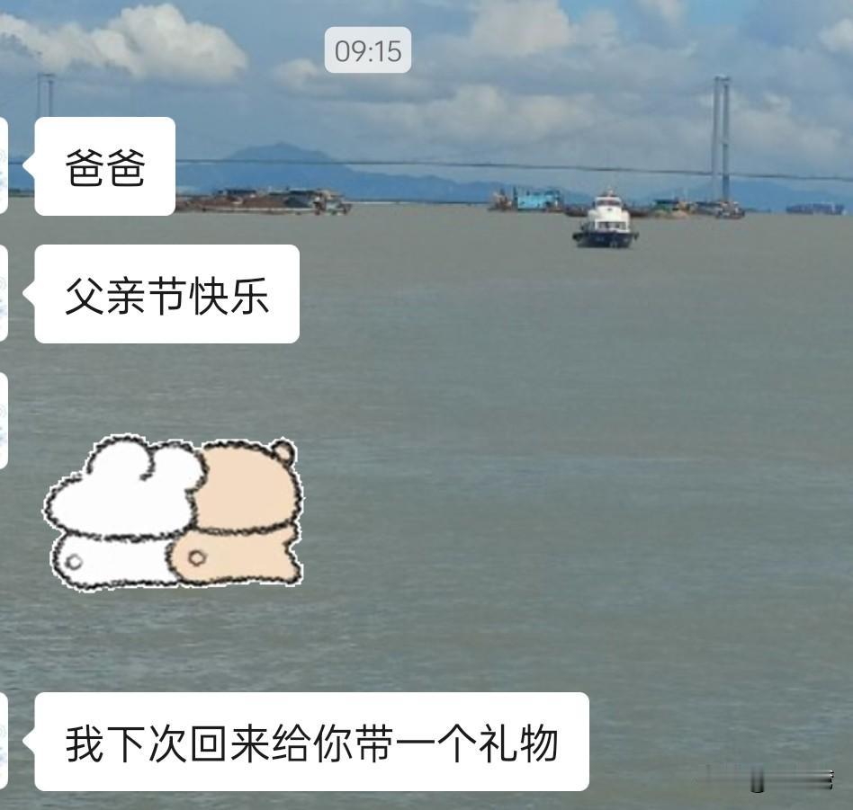 今天父亲节了，上午收到了小儿子的祝福，不过礼物是期货，等他回家时再给，小期待。老