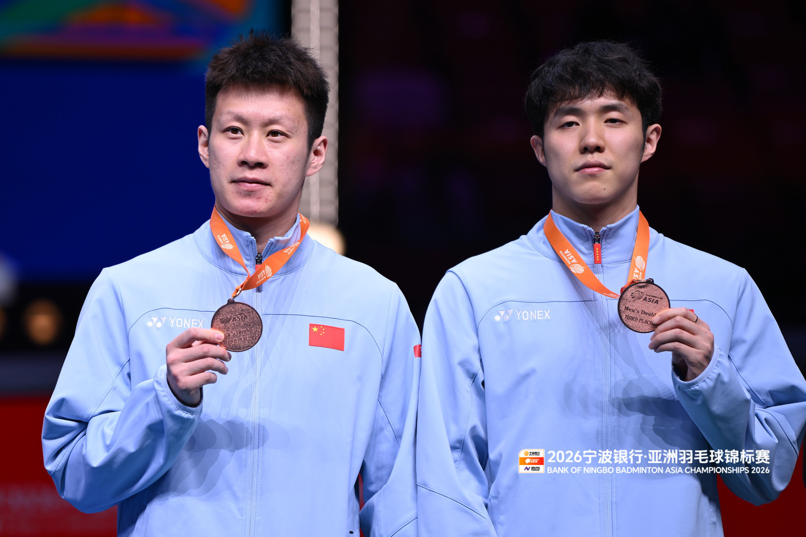 男双颁奖典礼📷来源：赛事组委会亚羽争雄胜利在握2026年羽毛球亚锦赛中国羽毛球