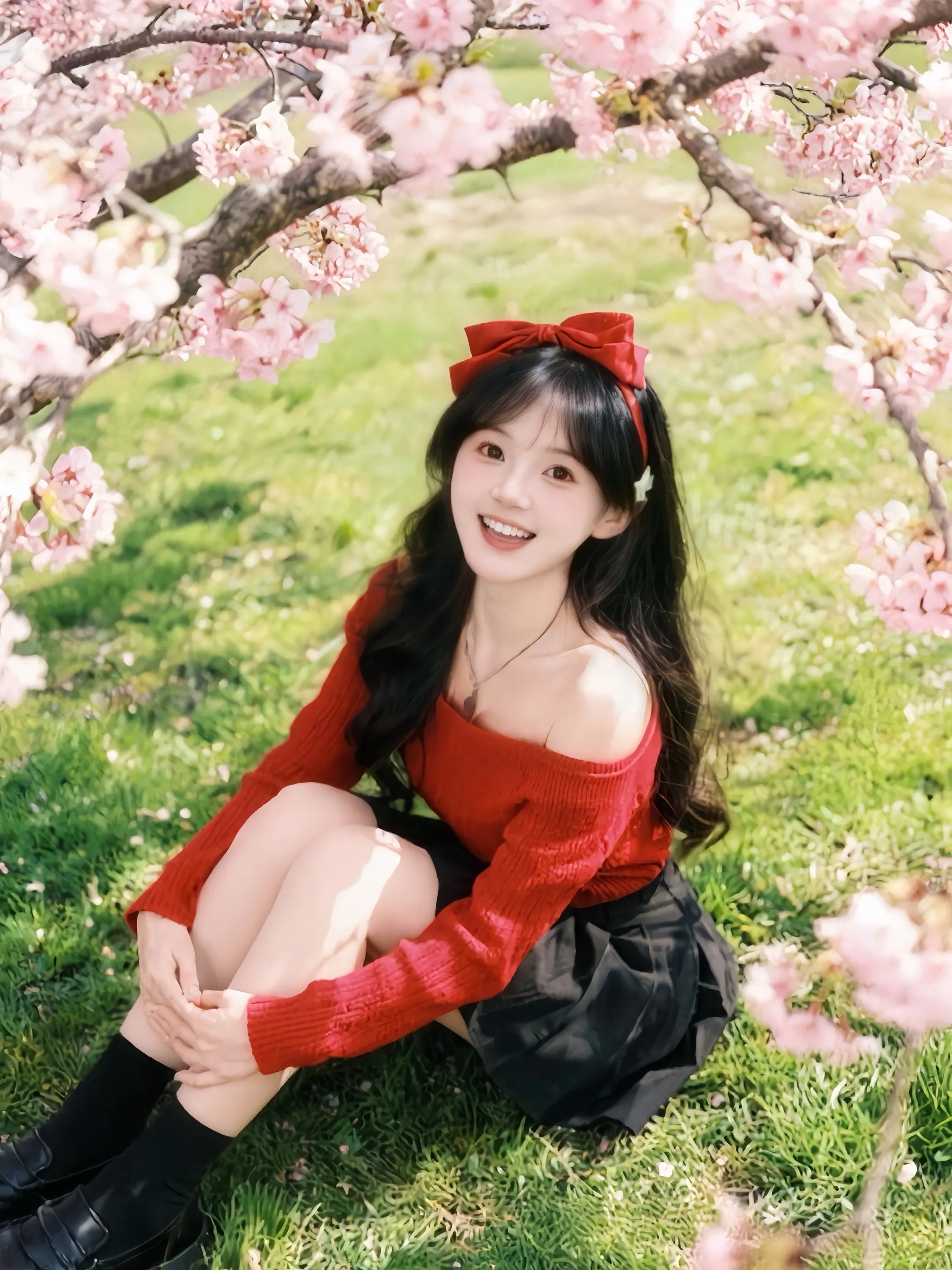 赏樱花 女生拍照姿势 少女写真 早樱