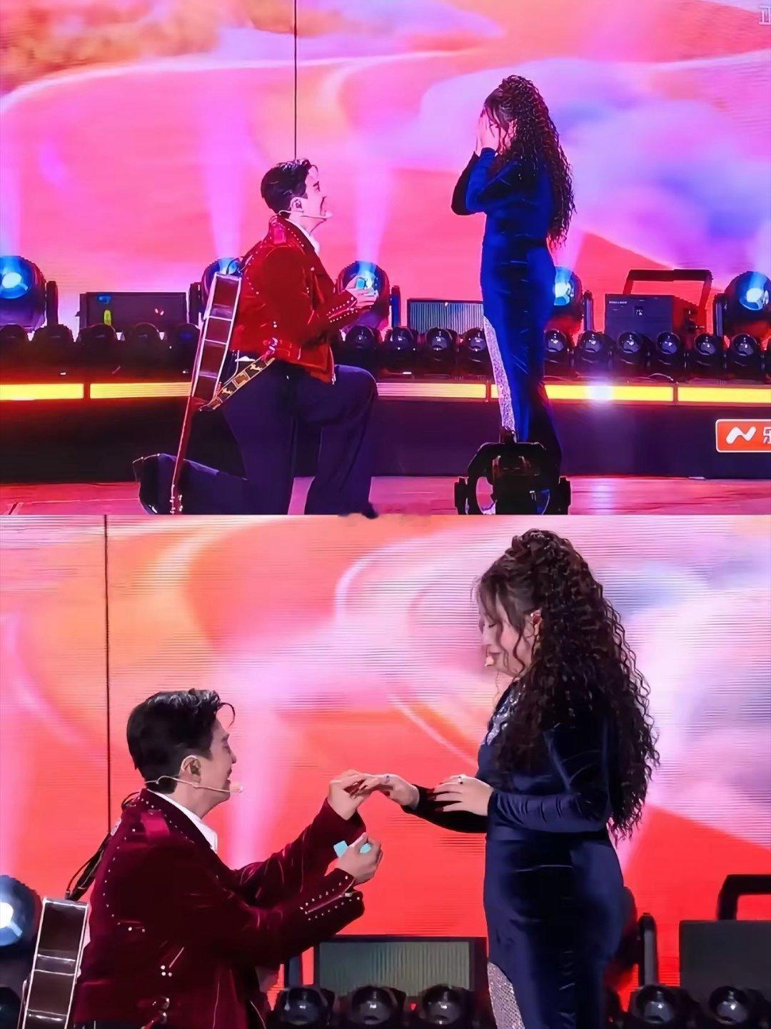 跨年晚会李川求婚锤娜丽莎，原本是全网磕糖名场面，浪漫满分，感动了所有人，可俩人后