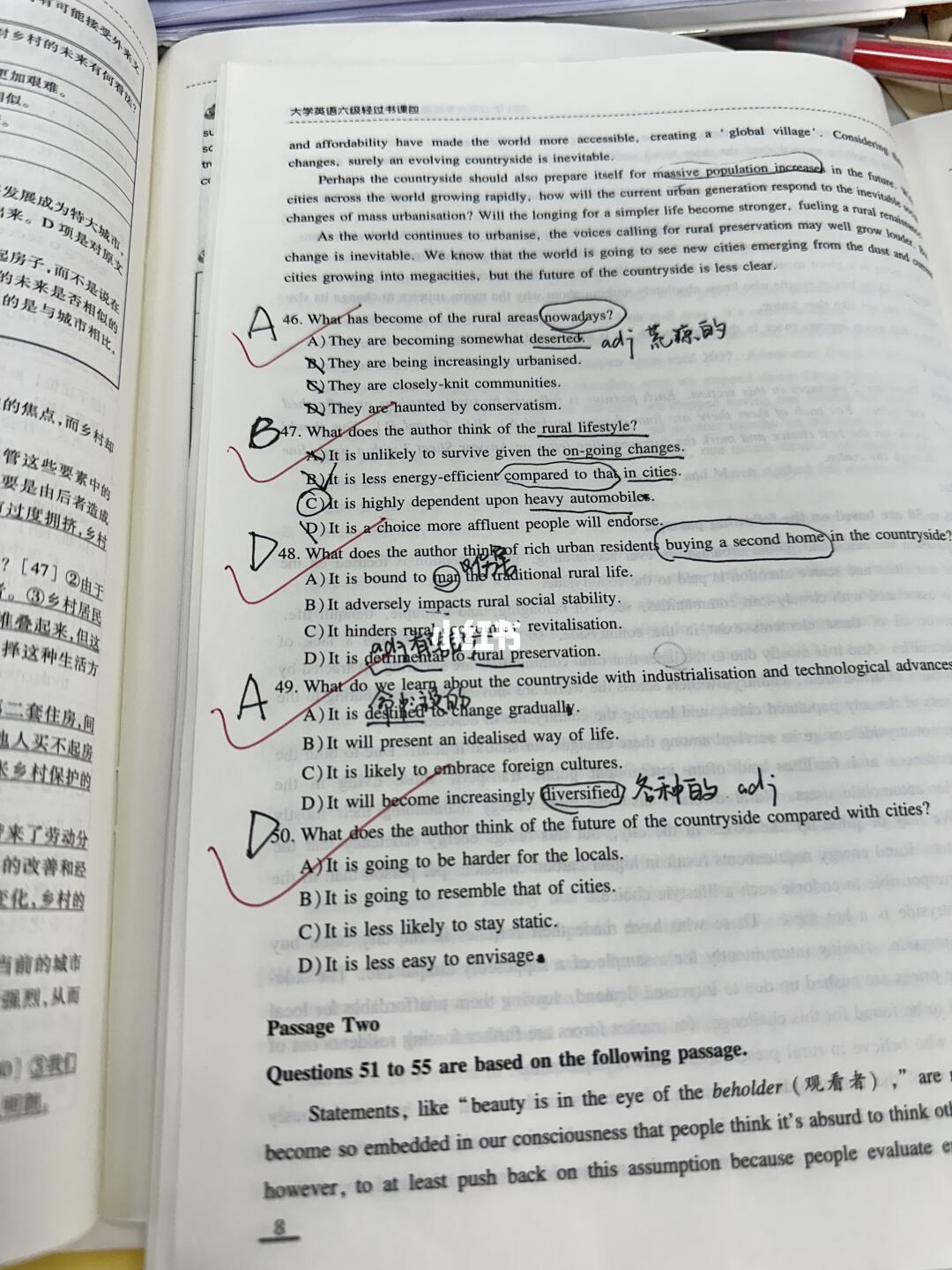 这个方法巨好用‼️零基础能把四级阅读做全对