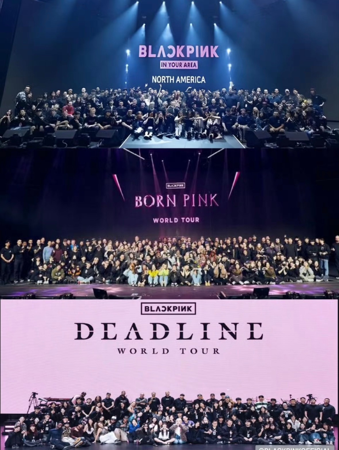 BLACKPINK三次巡演大合照✨ 