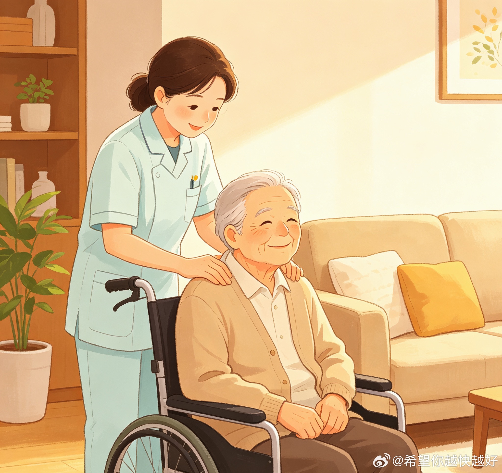 00后毕业一年给300多位老人洗过澡专业的事交给专业的人，不等于子女就撒手不管，