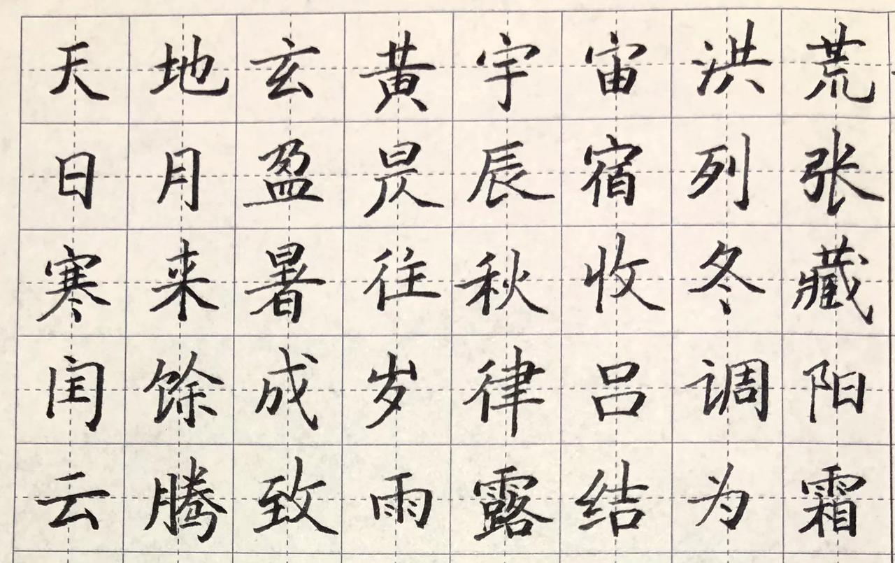 有人说想学行书，要经常学学正楷，这样可以更好掌握字结构。
家里找个好早的字帖，没