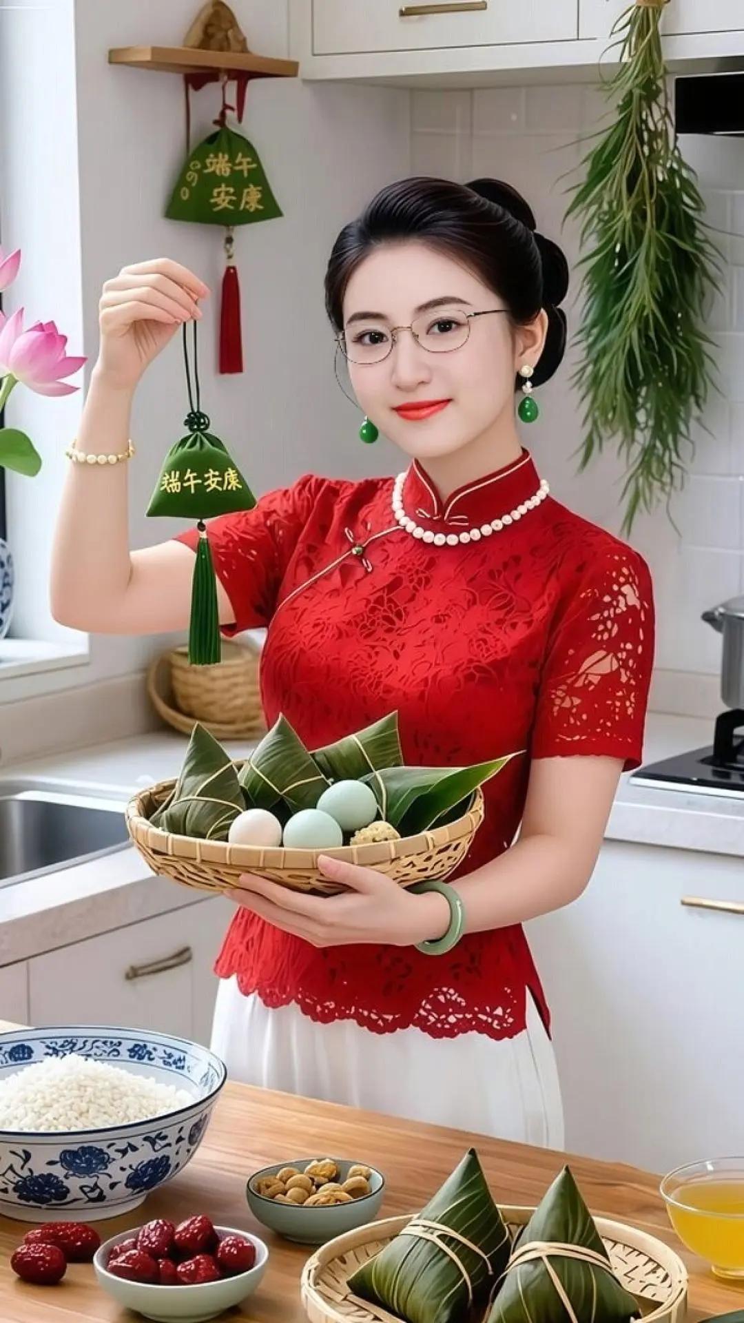 手工制做粽子 端午文化传承