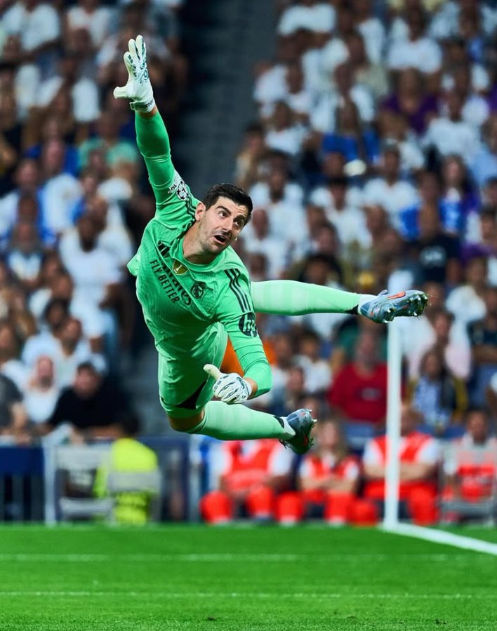 2025年欧洲五大联赛所有比赛中，没有哪个门将的扑救次数超过库尔图瓦的174次。